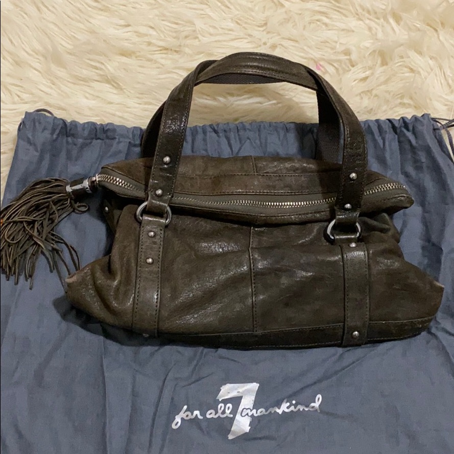 7 For All Mankind Leather Handbag